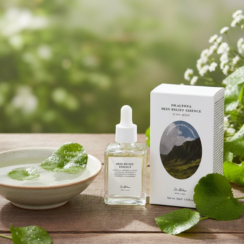 Dr. Althea Skin Relief Essence | Centella Asiatica Hyaluronic Acids | Vegan Calming Ampoule for Acne-Prone Skin | EWG Green