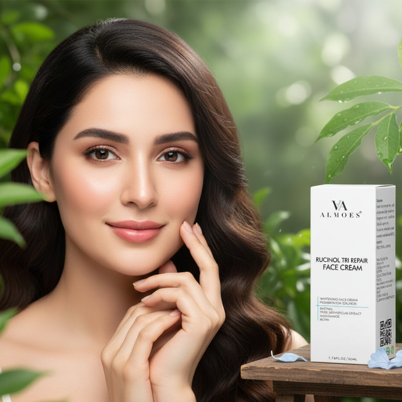 Almoes Rucinol Tri Repair Face Cream – Whitening & Pigmentation Solution | Rucinol + Niacinamide | Hyperpigmentation Treatment – 50mL