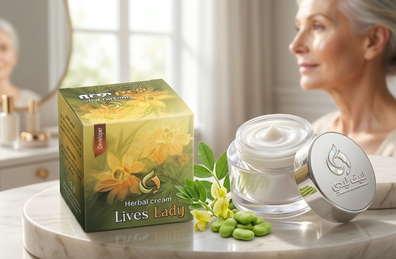 Lives Lady Herbal Cream (Live Lady): Natural Yemeni Skin Whitening – For All Skin Types, Oily & Combination