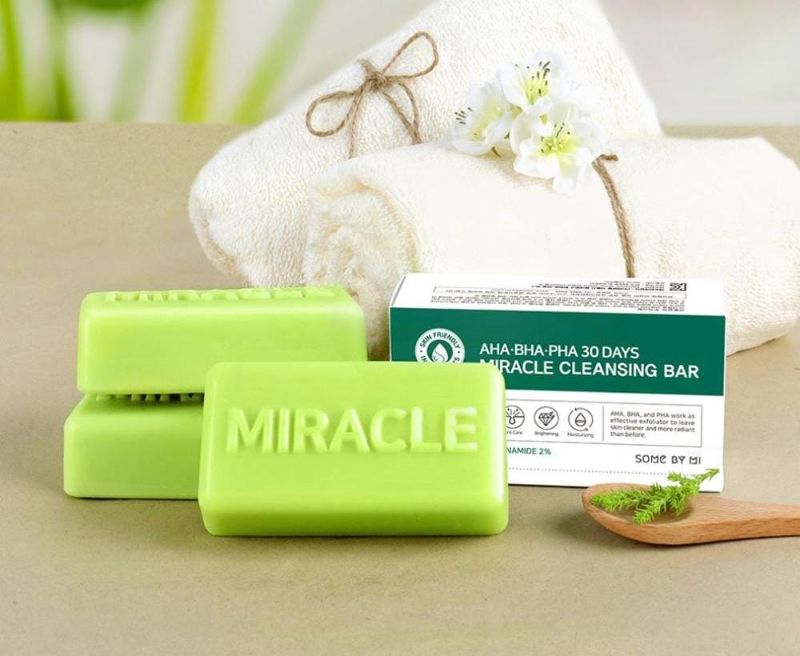 صابون SOME BY MI المعجزة للتنظيف | بشرة صافية بصابونة واحدة فقط  SOME BY MI Miracle Cleansing Soap | Clear Skin with Just One Soap
