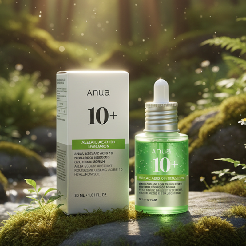 Anua Azelaic Acid 10 Hyaluron Redness Soothing Serum | 10% Azelaic Acid + Gentle Calming Complex | Soothing & Clarifying Serum for Sensitive & Acne-Prone Skin