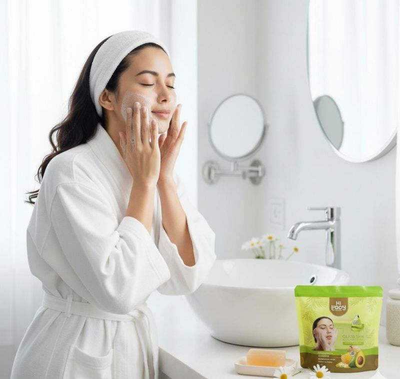 مجموعة العناية بالوجه بالأفوكادو والعسل | سيروم وكريم - مرحباً يا يادي Avocado and Honey Facial Care Set | Serum and Cream - Hello Yadi