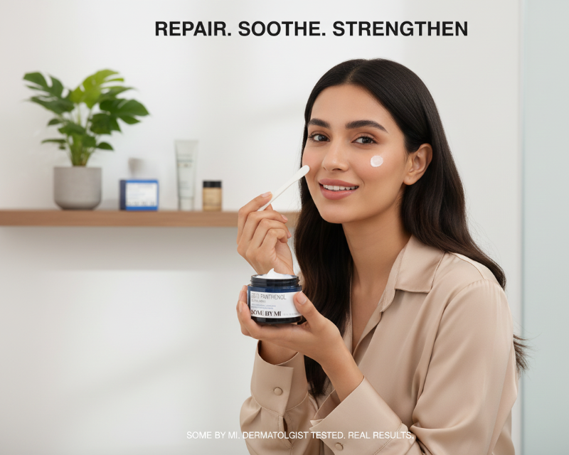SOME BY MI Beta Panthenol Repair Cream | 50,000ppm Panthenol & Beta-Sitosterol | Skin Barrier Recovery for Sensitive Skin | Non-Comedogenic