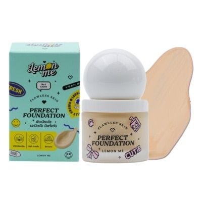 كريم أساس ليمون مي لبشرة مثالية، 35 غرام، 01 فاتح   Lemon Me Perfect Skin Foundation, 35g, 01 Light