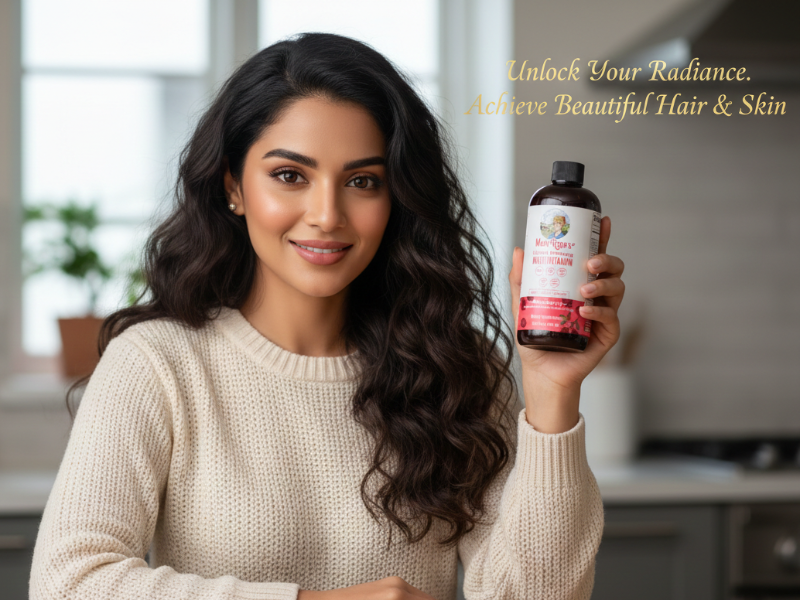 MaryRuth’s Liquid Morning Multivitamin Raspberry | Vegan Family Multivitamin for Energy, Beauty & Immunity