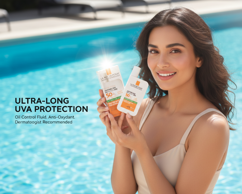 La Roche-Posay Anthelios UVMune 400 Oil Control Fluid SPF50+ | Mattifying Sunscreen for Oily & Sensitive Skin