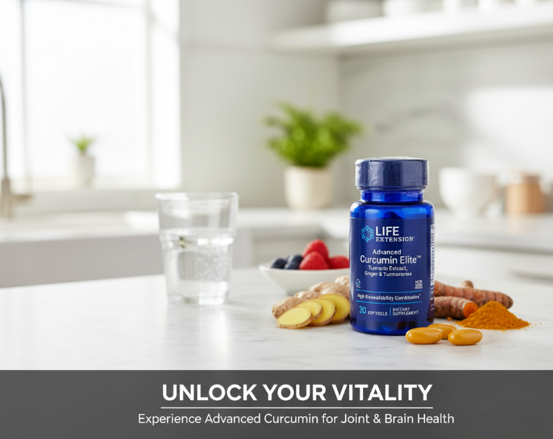Life Extension Advanced Curcumin Elite | High Bioavailability Turmeric Extract for Joint, Brain & Immune Health