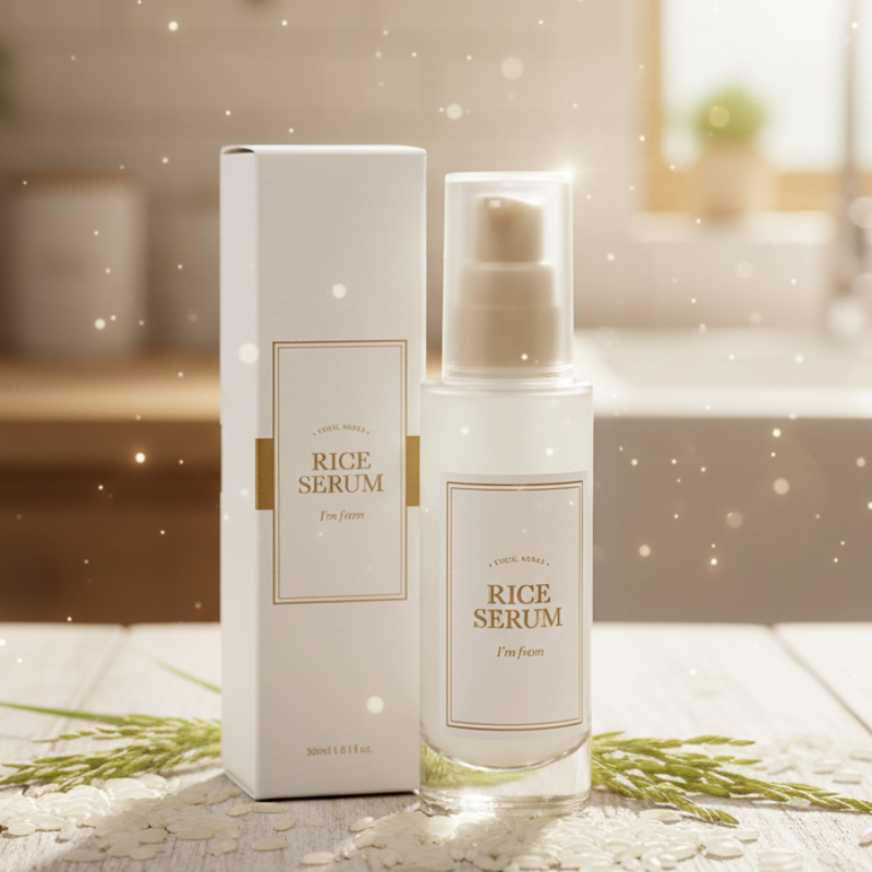 Rice Serum | 73% Rice Ferment Extract for Glowing Skin | Brightening, Hydrating & Anti-Aging Serum | For All Skin Types