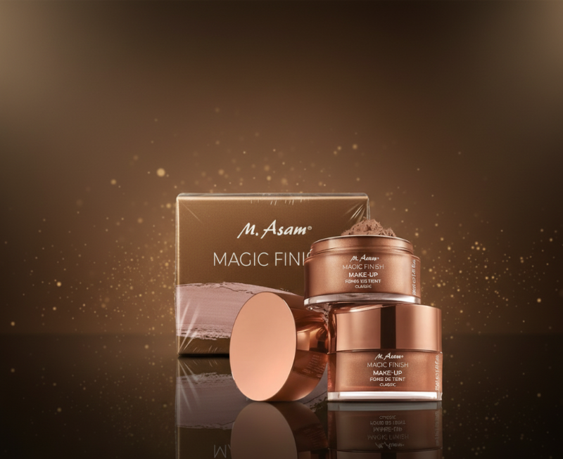 M. Asam Magic Finish Make-up Mousse | 4-in-1 Primer, Foundation, Concealer & Powder | Vegan, Skin Tone Adapting – Made in Germany