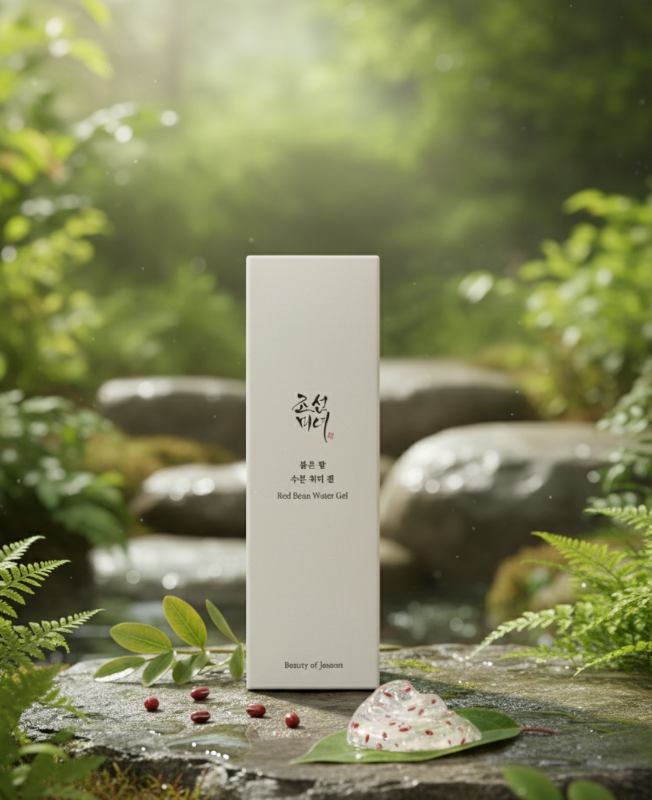 جل جوسن بيوتي المائي بخلاصة الفاصوليا الحمراء - مرطب خالٍ من الزيوت للبشرة الدهنية والمختلطة  Josen Beauty Water Gel with Red Bean Extract - Oil-Free Moisturizer for Oily and Combination Skin