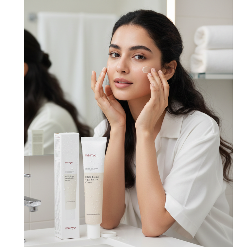 Ma:nyo Bifida Biome Aqua Barrier Cream | Probiotic & Bifida Ferment Cream | Lightweight Moisture Barrier Repair | With Liposome Capsules