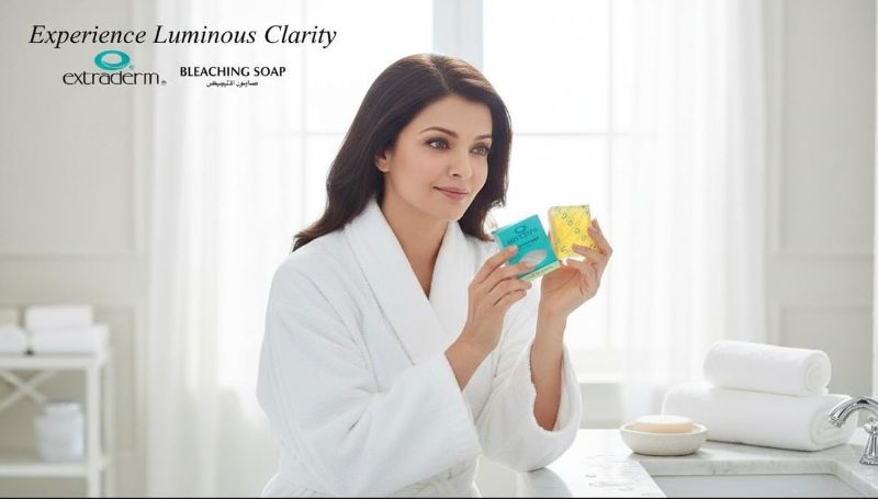 صابون إكستراديرم لتفتيح البشرة: تفتيح لطيف لبشرة صافية وموحدة اللون  Extraderm Skin Lightening Soap: Gentle Lightening for Clear and Even-Toned Skin