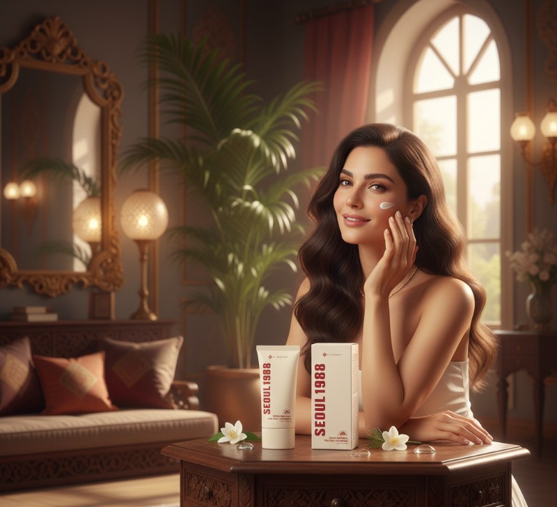 K-SECRET Seoul 1988 Sunscreen SPF 50+ PA++++ | Pine Tree + Ceramide | Lightweight, No White Cast | Anti-Aging Sun Protection