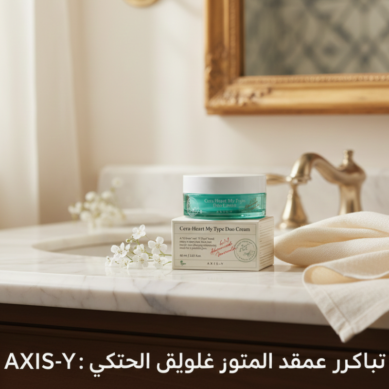 AXIS-Y Cera-Heart My Type Duo Cream | Dual-Zone Moisturizer for Combination Skin | T-Zone & U-Zone Custom Care | Vegan, Cruelty-Free