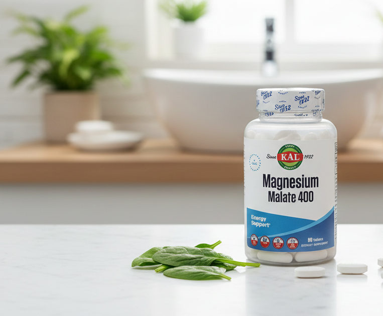 KAL Magnesium Malate 400 | Fast-Absorbing Magnesium for Energy, Muscle & Nerve Support – Vegan & Non‑GMO