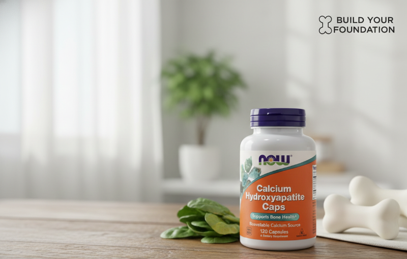 NOW Foods Calcium Hydroxyapatite | Bone Support with Microcrystalline Hydroxyapatite (MCH)