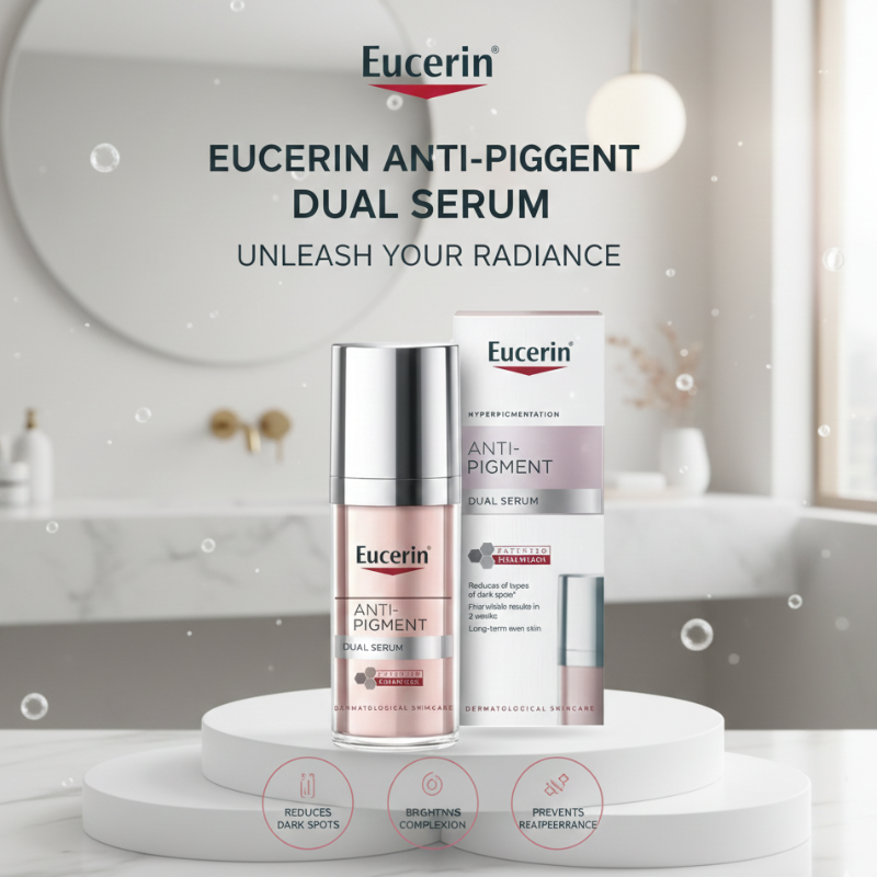 Eucerin Anti-Pigment Dual Serum with Thiamidol® | Clinically Proven to Reduce Dark Spots & Prevent Recurrence | Enriched with Hyaluronic Acid (30ml)
