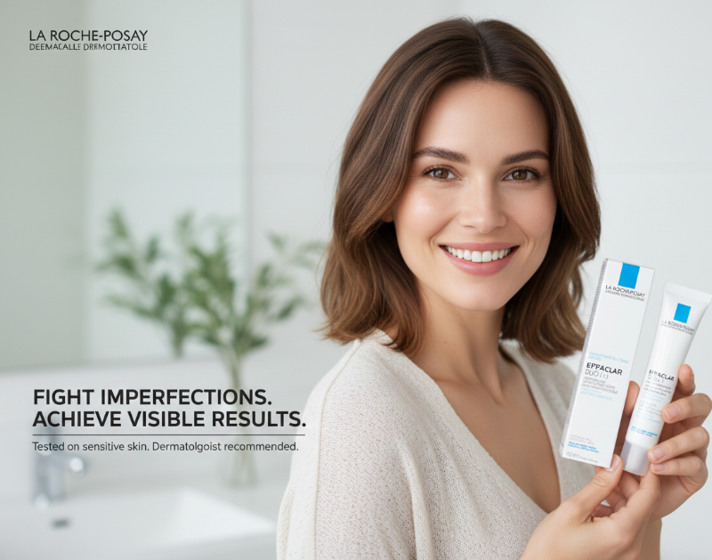 La Roche-Posay Effaclar Duo(+) Corrective Anti-Acne Care | Unclogging Cream for Oily & Acne-Prone Skin