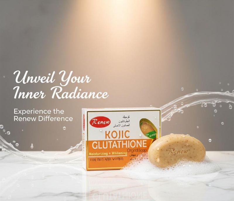 صابون رينيو: يزيل البقع الداكنة ويفتح البشرة Renew Soap: Removes Dark Spots and Brightens Skin