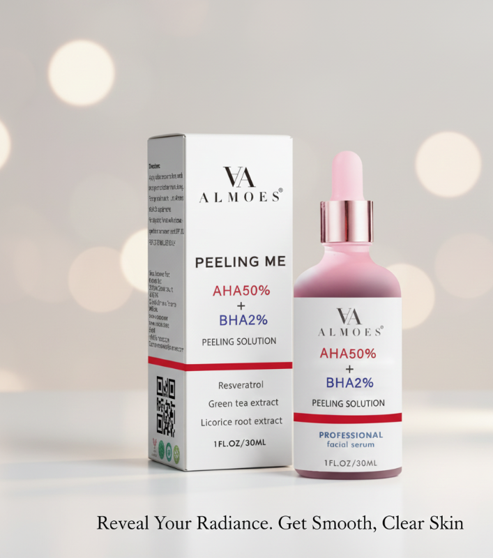 ALMOES Peeling Me AHA 50% + BHA 2% | Advanced Exfoliating Solution for Bright, Smooth Skin