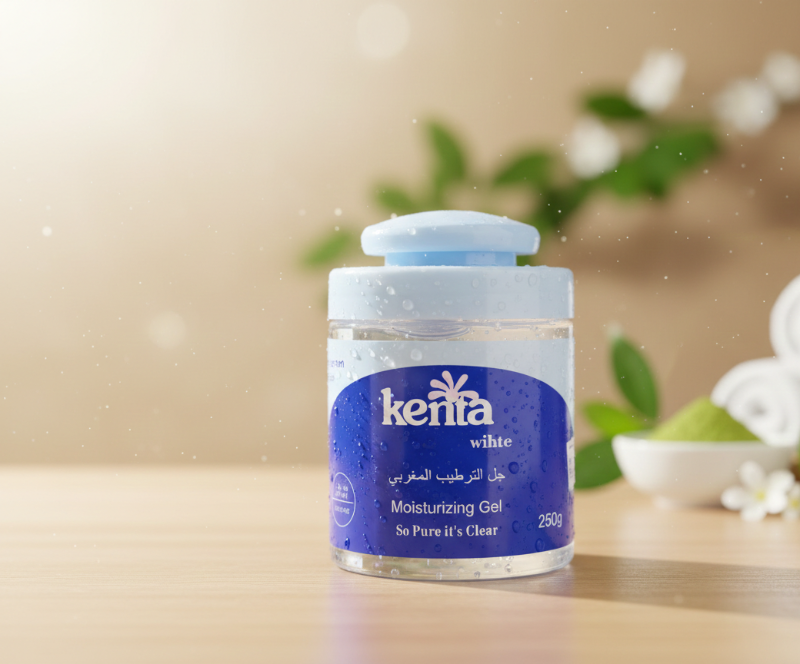 Kenta White Moroccan Moisturizing Gel | Hydrating Gel for Soft, Even Skin Tone