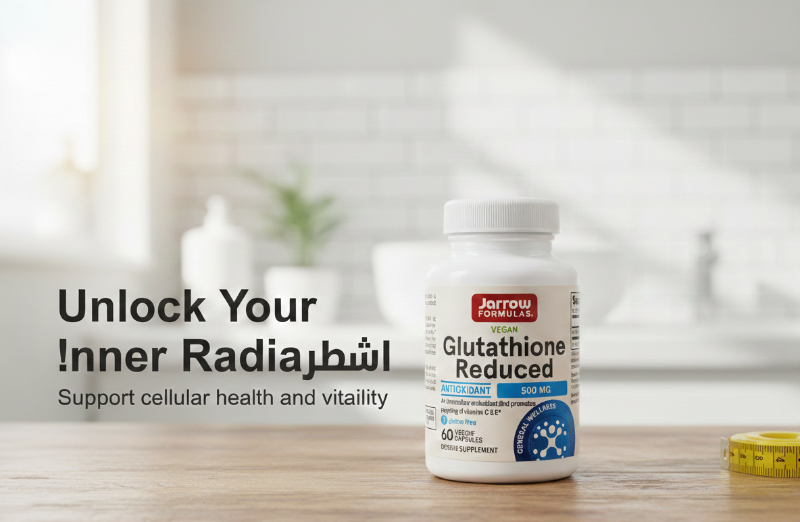 Jarrow Formulas Vegan Glutathione Reduced 500mg | Gluten-Free Antioxidant Support Supplement