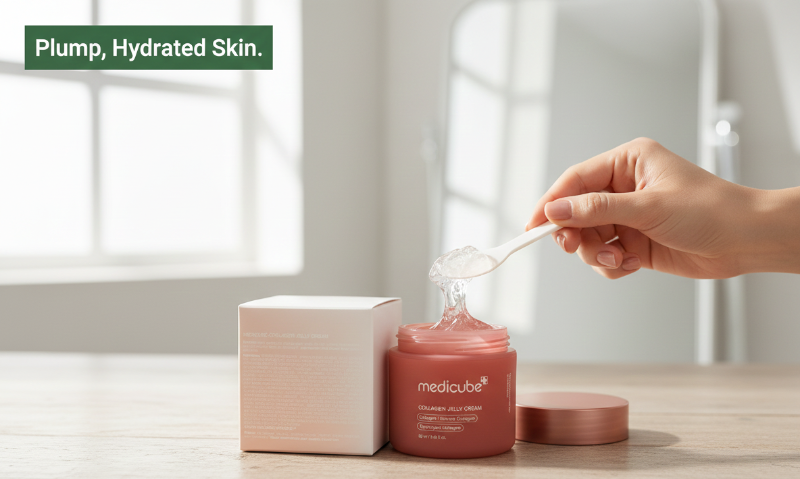 Medicube Collagen Jelly Cream | Niacinamide + Hydrolyzed Collagen Firming Moisturizer