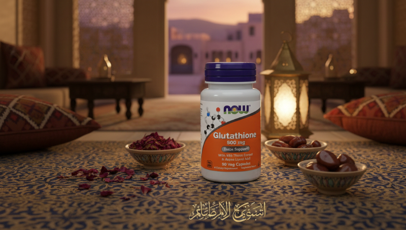 NOW Foods Glutathione 500 mg | Antioxidant & Liver Support with Milk Thistle & Alpha Lipoic Acid