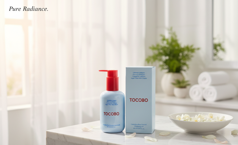 TOCOBO Calamine Pore Control Cleansing Oil | Vegan Makeup Remover for Deep Pore Cleansing