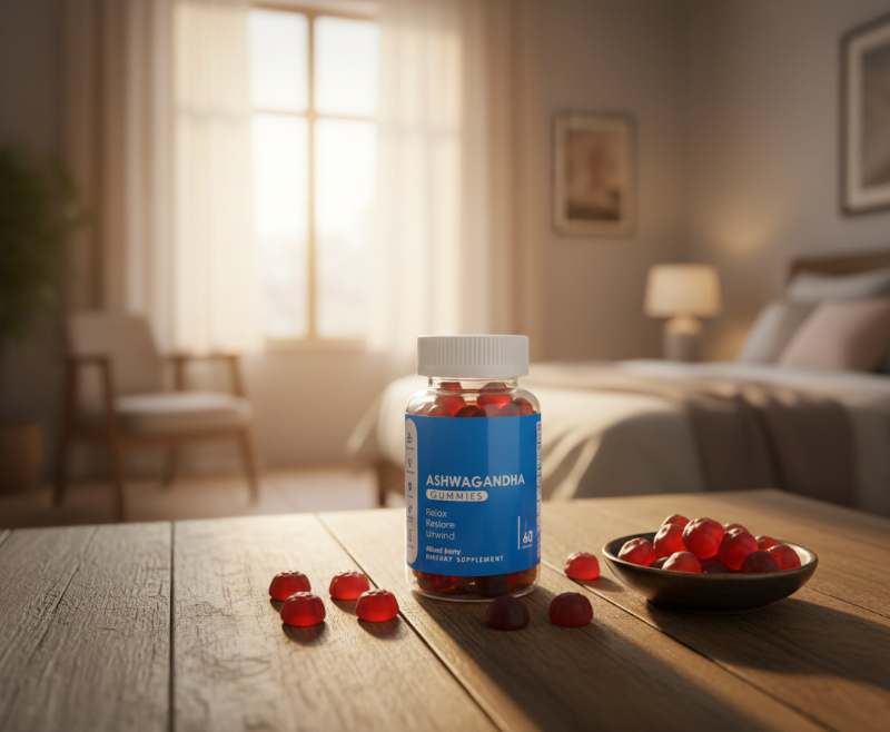 Ashwagandha Gummies | KSM-66 Ashwagandha for Stress Relief, Relaxation & Immune Support