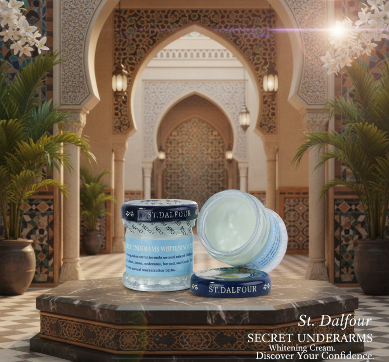 St. Dalfour Secret Underarm Whitening Cream | Natural Plant Extract & Vitamin E Cream for Sensitive Areas