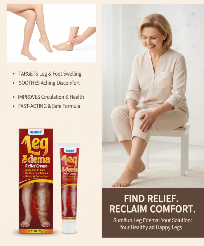 Sumifun Leg Edema Relief Cream: Reduces Swelling & Improves Circulation
