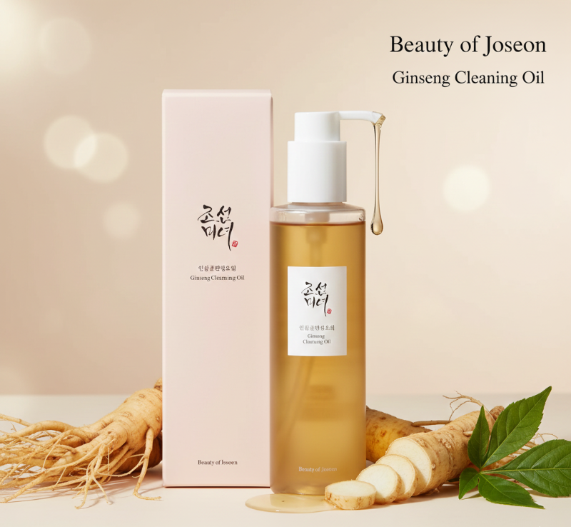 Beauty of Joseon Ginseng Cleansing Oil - Hanbang Korean Oil Cleanser with Soybean & Ginseng