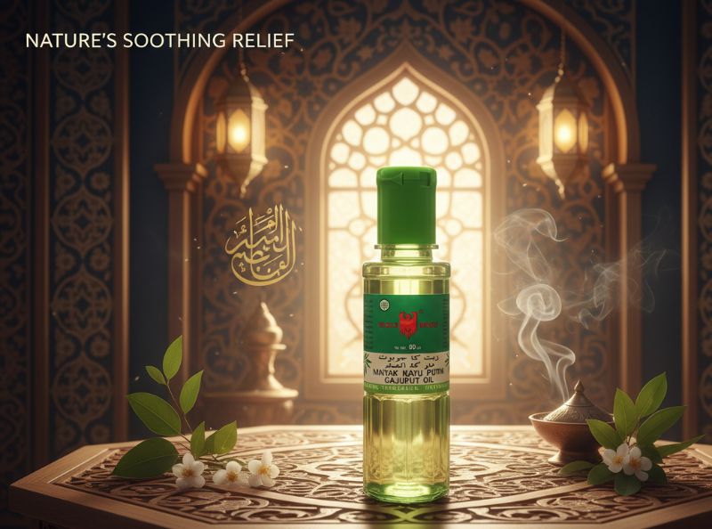 Eagle Brand Minyak Kayu Putih | Indonesian Cajuput Oil for Stomach Discomfort, Muscle Pain & Cold Relief