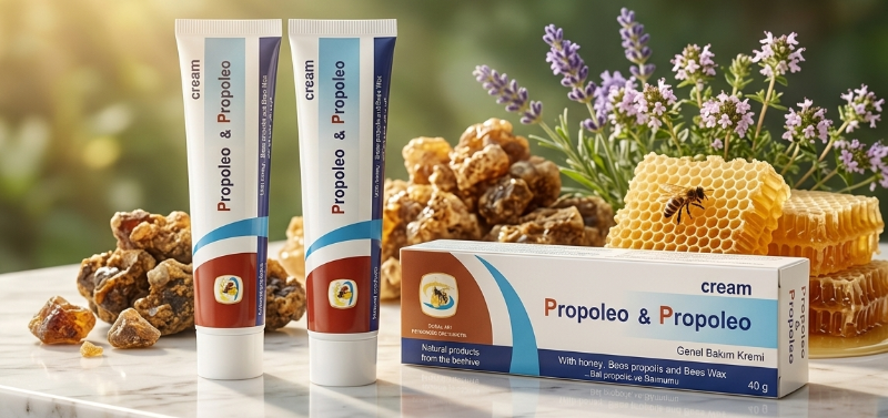 Beepharma Propoleo&Propoleo Hemorrhoid Cream 40g: Natural Honey, Propolis & Beeswax – Certified Bee Product