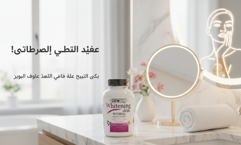 Private Label Whitening Skin Capsules | 90,000mg Glutathione Blend for Hyperpigmentation & Anti-Aging