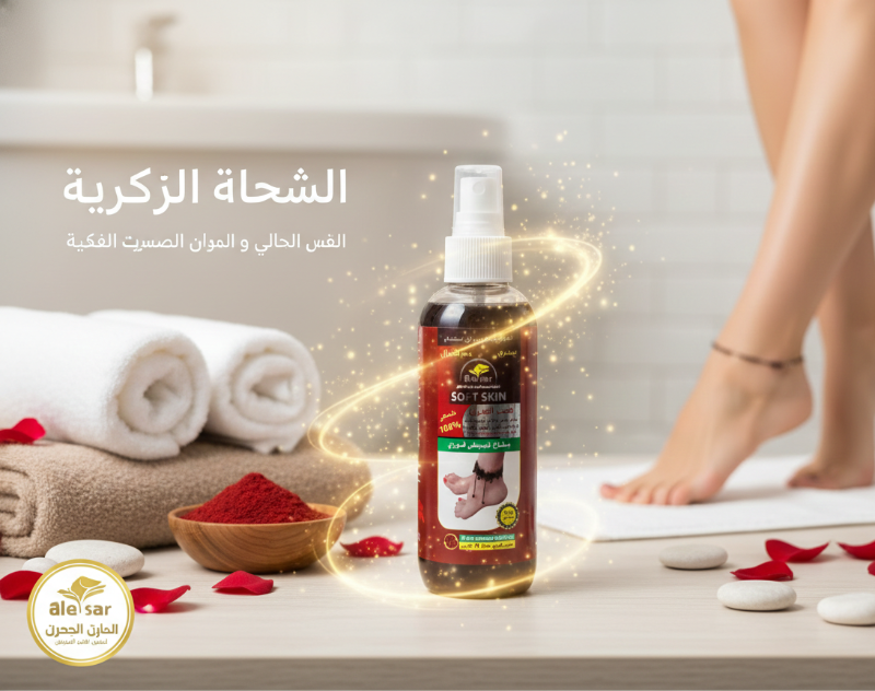 Al Attar Soft Skin "Kaab El-Ghazal" Spray | Instant Whitening & Cracked Heel Treatment