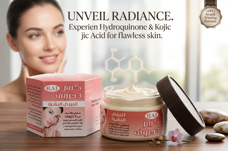 H.A.I. 3-in-1 Skin Whitening Cream: Removes Black Spots & Reduces Wrinkles – Visible Results from First Use