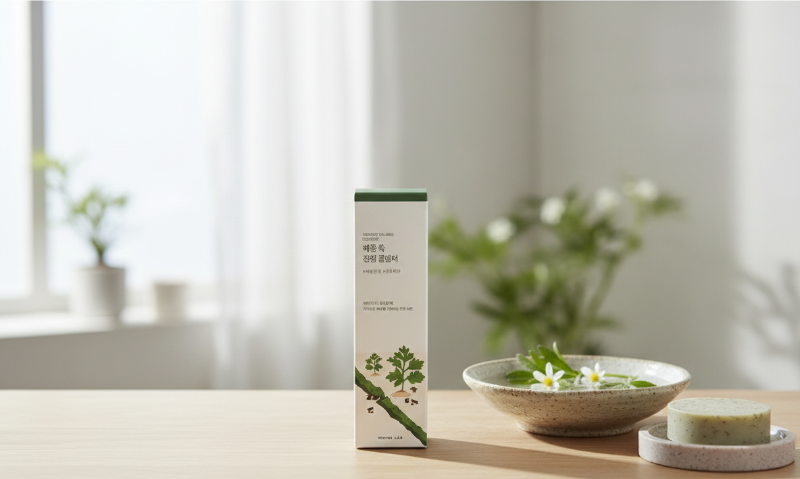 غسول الوجه المهدئ بالشيح من راوند لاب - غسول للوجه منخفض الحموضة، مثالي للبشرة الحساسة والمعرضة للاحمرار Round Lab Artemisia Soothing Facial Wash - A low-pH face wash, ideal for sensitive and redness-prone skin