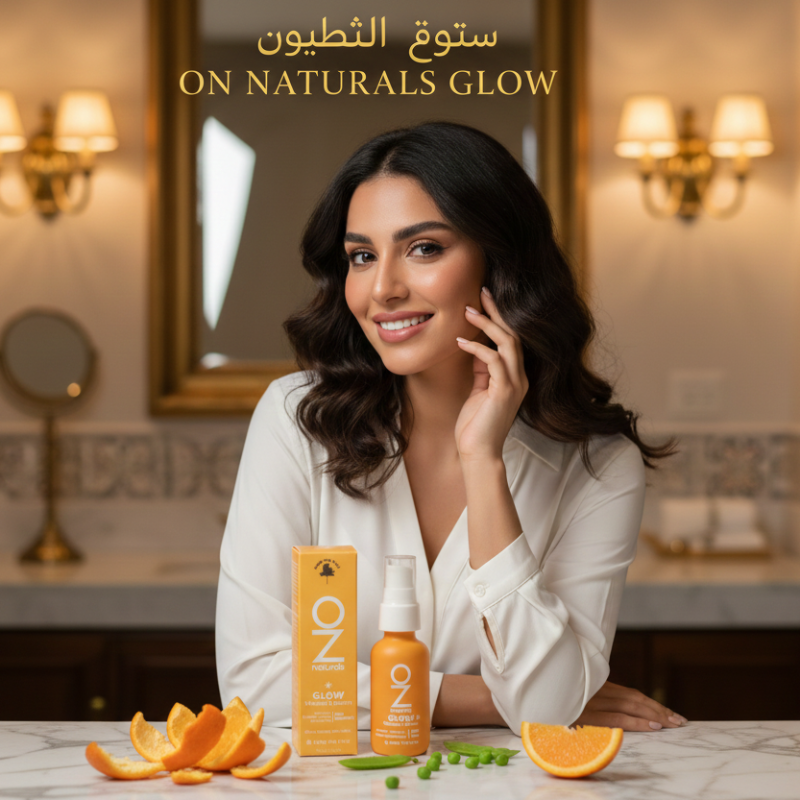 OZ Naturals Professional Glow Vitamin C Serum - Firm, Brighten & Smooth Skin with Vitamin C, Rose Hips & Astaxanthin | Clean, Non-Toxic Formula