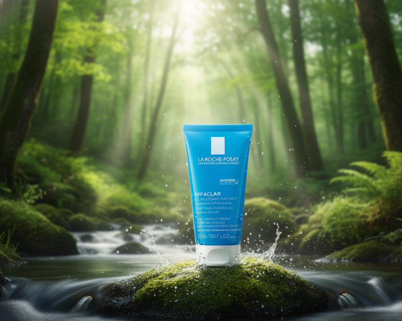 جل إيفاكلار الرغوي المُنقّي من لاروش بوزيه - للبشرة الدهنية، والمعرضة للشوائب، والحساسة  La Roche-Posay Effaclar Purifying Foaming Gel - For Oily, Blemish-Prone, and Sensitive Skin