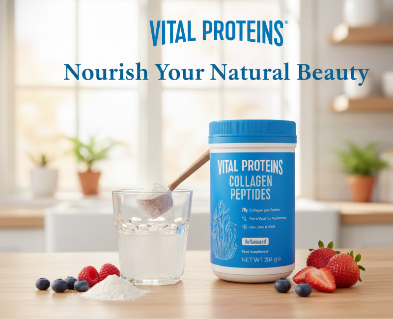 Vital Proteins Collagen Peptides Powder | Unflavored, Grass-Fed | 20g Collagen per Serving | Supports Skin, Hair, Nails & Joints – 284g