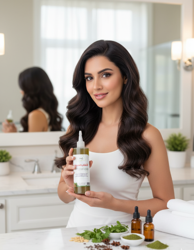 Alrsyni Indian Herb Hair Oil – زيت الأعشاب الهندية  Alrsyni Indian Herb Hair Oil | Natural Traditional Hair Care Blend – Made in Oman