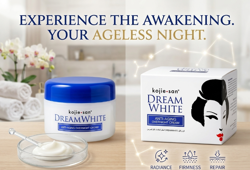Kojie San Dream White Anti-Aging Overnight Cream: Night Treatment for Signs of Aging – Consult Dermatologist