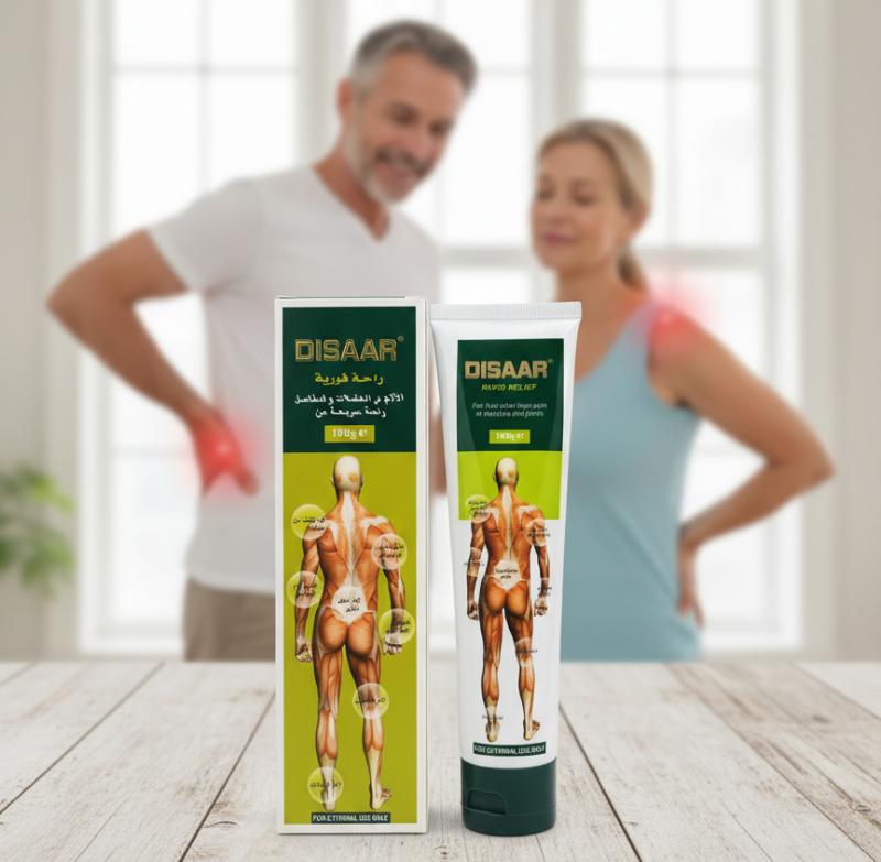 Disaar Rapid Relief Cream: Fast Pain Relief for Back, Neck, Shoulders & Knees – 100g