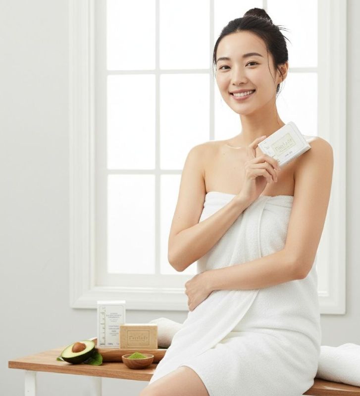 فير ليدي | صابون الأفوكادو الطبيعي لتفتيح البشرة وإشراقها | 200 جرام Fair Lady | Natural Avocado Soap for Skin Brightening and Radiance | 200g