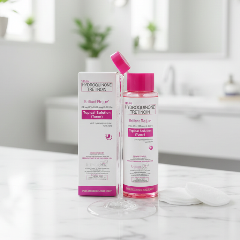 Brilliant Skin Rejuvenating Toner | Advanced Exfoliating Topical Solution | For Severe Acne, Blackheads & Dark Spot Correction