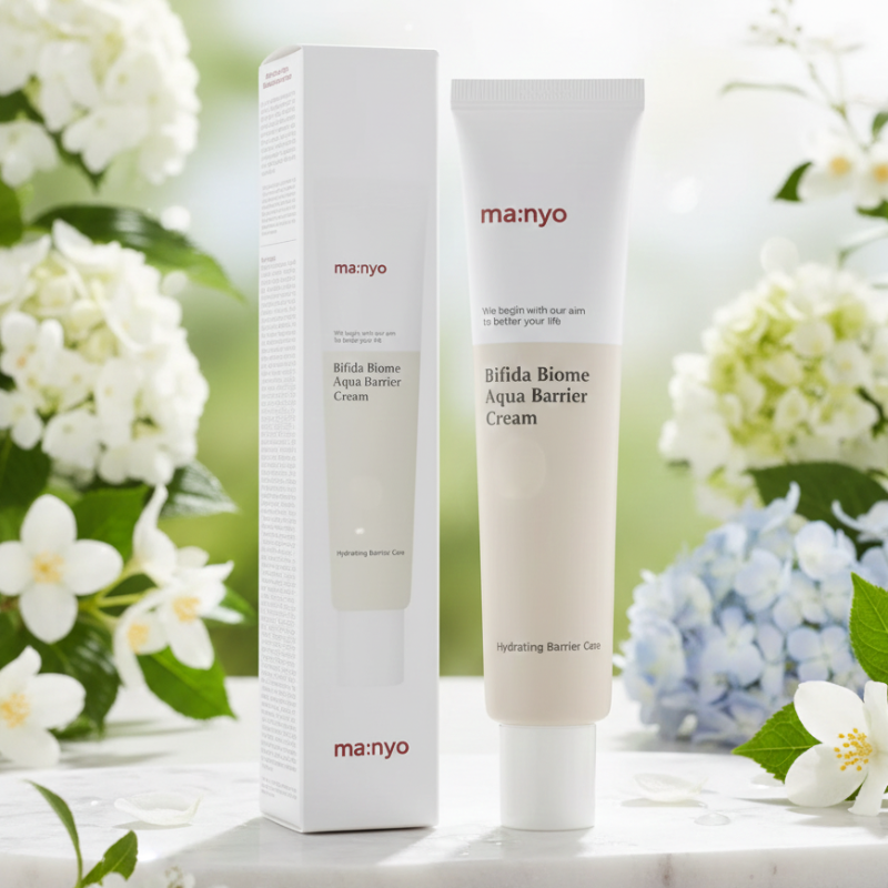 Ma:nyo Bifida Biome Aqua Barrier Cream | Probiotic & Bifida Ferment Cream | Lightweight Moisture Barrier Repair | With Liposome Capsules