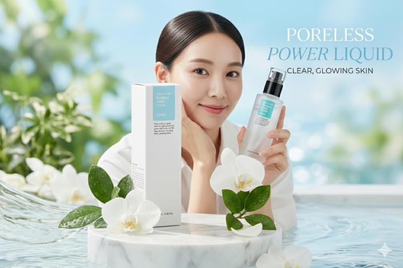 سائل كوسركس باور 2 في 1 لتقليص المسام - تونر وخلاصة لتقليص المسام والتحكم في اللمعان  
Cosrx Power 2-in-1 Pore Minimizing Fluid - Toner & Essence for Pore Minimizing and Shine Control