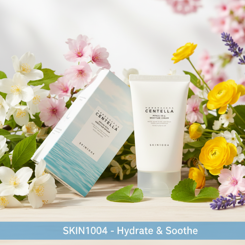 SKIN1004 Madagascar Centella Hyalu-Cica Moisture Cream | 5-Layer Hyaluronic Acid & Centella | Soothing Hydration Cream | 75mL